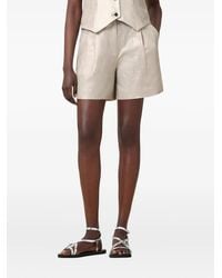 AllSaints - Averie Linen Shorts - Lyst