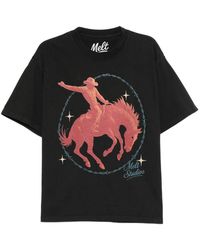Melt - Horse-Print T-Shirt - Lyst