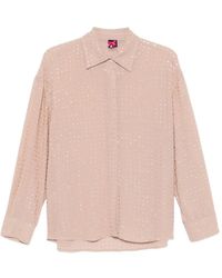 Pinko - Embellished Long Sleeve Shirt - Lyst