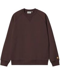 Carhartt - Chase Logo-Embroidered Raglan-Sleeve Sweatshirt - Lyst