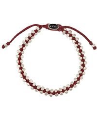 M. Cohen Pulsera con cuentas - Rojo