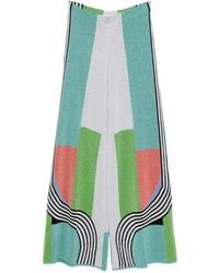 Circus Hotel - Geometric-Pattern Trousers - Lyst