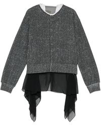 Undercover - Cárdigan A Capas Con Motivo De Espiga - Lyst