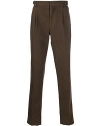Peserico - Waist-Tab Cotton Trousers - Lyst