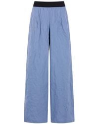 Maria Calderara - Pantalon Ample À Effet Froissé - Lyst