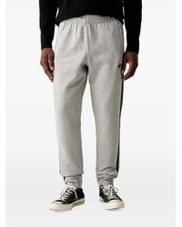 adidas - Logo-Embroidered Stripe-Detail Track Pants - Lyst