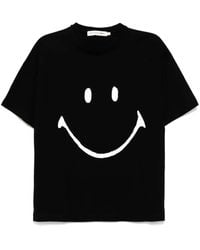 Joshua Sanders - Glittered-Smiley T-Shirt - Lyst
