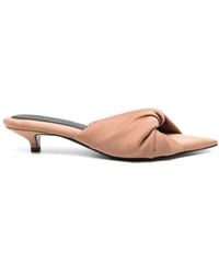 Carven - Pointed-Toe Twisted Heeled Sandals - Lyst
