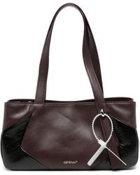 Off-White c/o Virgil Abloh - Small Oyah Leather Tote Bag - Lyst