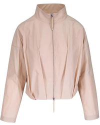 Lafayette 148 New York - Zipped Pleated Jacket - Lyst