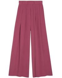 Momoní - Front Pleats Palazzo Trousers - Lyst