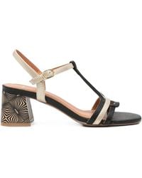 Exe' - Block-Heel Sandals - Lyst