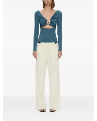 Christopher Esber - Bias-Cut Crepe Trousers - Lyst