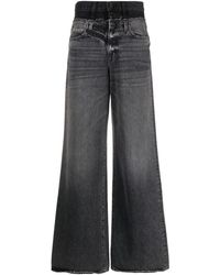 SLVRLAKE Denim - Jeans Re-Work Eva con virta doppia - Lyst