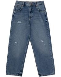 Essentiel Antwerp - Jansen Stud-Embellished Distressed Jeans - Lyst
