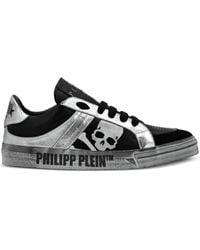 Philipp Plein - Retrokickz Tm Leather Sneakers - Lyst