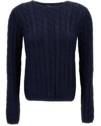 Ralph Lauren - Crew-Neck Cable-Knit Sweater - Lyst
