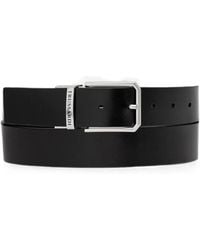 Trussardi - Logo-Engraved Buckle Belt - Lyst