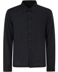 Majestic Filatures - Stretch-Linen Shirt - Lyst