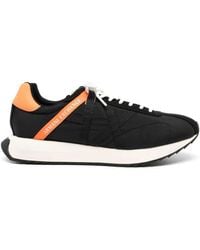 ARMANI EXCHANGE - Side Logo-Print Detail Sneakers - Lyst