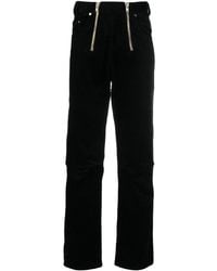 GmbH - Double-zip Corduroy Straight-leg Trousers - Lyst