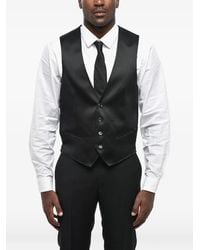 Corneliani - Satin Welt-Pocket Waistcoat - Lyst