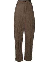 Forme D'expression High-waisted Lounge Pants - Brown