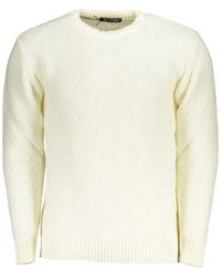 U.S. Grand - Diamond-Pattern Knit Sweater - Lyst