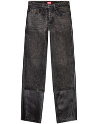 DIESEL - P-bretch Straight-leg Jeans - Lyst
