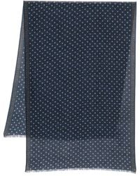Dell'Oglio - Dotted Fringed Scarf - Lyst