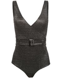 Lisa Marie Fernandez Badpak Met Riem - Zwart