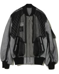 Undercover - Veste Patchwork À Empiècements Transparents - Lyst