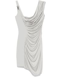 Versace - Medusa Head-Plaque Mini Dress - Lyst