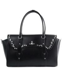 Vivienne Westwood - Medium Bettina Orb-Plaque Studded Tote Bag - Lyst