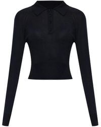 Givenchy - Logo-Embroidered Polo Top - Lyst
