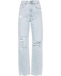 Ksubi - Playback Drift Trashed High-rise Jeans - Lyst