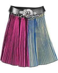 Chopova Lowena - Block Belt Pleated Midi Skirt - Lyst