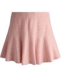 Alice + Olivia - Godet Mini Skirt - Lyst