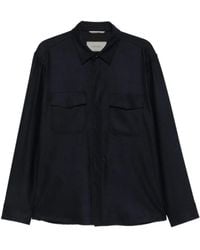Canali - Button-Up Shirt Jacket - Lyst