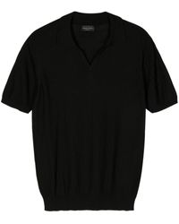 Roberto Collina - Split-neck polo shirt - Lyst