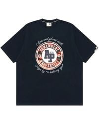 Aape By A Bathing Ape - Aapeunvs Moonface Logo-Print Cotton T-Shirt - Lyst