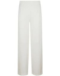 Silk95five - Amalfi Elasticated-Waistband Wide-Leg Trousers - Lyst