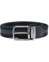 Paul & Shark - Leather-Trim Belt - Lyst