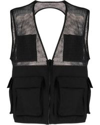 Givenchy - Zip-up Cotton Cargo Gilet - Lyst