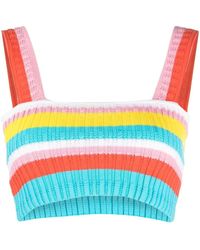 Solid & Striped - The Emily Ribbed Cropped Top - Lyst