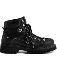 DSquared² - Leather hiking boots - Lyst