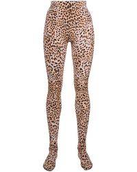 Roberto Cavalli - Legging taille-haute à imprimé léopard - Lyst