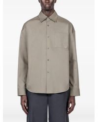 Loewe - Anagram-Detailed Chest-Pocket Shirt - Lyst
