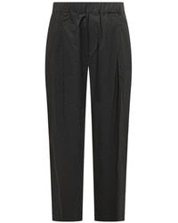 A PAPER KID - Logo-Patch Trousers - Lyst