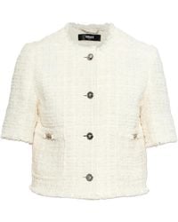Versace - Jack Met Korte Mouwen En Knoop - Lyst